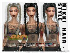 Sims 4 Female Mod: Mikki Hairstyle (Featured)