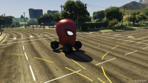 GTA 5 Vehicle Mod: Spider MAN Head Monster Truck Final (Image #2)