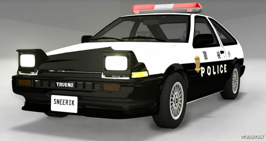 BeamNG Toyota Car Mod: AE86 Sprinter Trueno/Levin V17.5 0.32 (Featured)