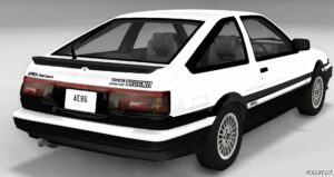 BeamNG Toyota Car Mod: AE86 Sprinter Trueno/Levin V17.5 0.32 (Image #6)