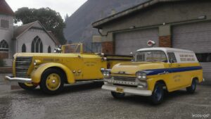 GTA 5 Mod: Retro Emergency Vehicles Pack ( 40’S – 50’S ) Add-On | Non-Els | Lods (Image #5)