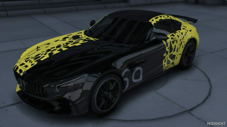 GTA 5 Mercedes-Benz Vehicle Mod: Mercedes-Amg GTR JP Performance Dunlop (Featured)