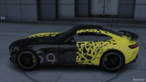 GTA 5 Mercedes-Benz Vehicle Mod: Mercedes-Amg GTR JP Performance Dunlop (Image #2)