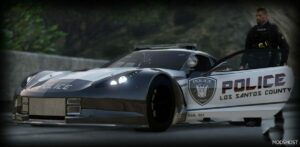 GTA 5 Corvette Vehicle Mod: Chevrolet Corvette C7 R Pursuit Edition (Image #3)