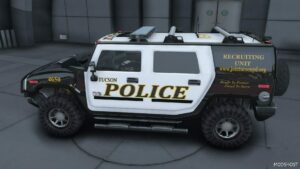 GTA 5 Vehicle Mod: Hummer H2 Police (Image #2)