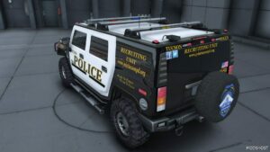 GTA 5 Vehicle Mod: Hummer H2 Police (Image #3)