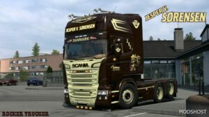 ETS2 RJL Mod: Jesper V. Sørensen Skin for Scania R&S RJL (Featured)