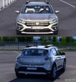 ETS2 Dacia Car Mod: 2021 Dacia Sandero Stepway V1.3 1.50 (Image #3)