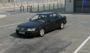 BeamNG Audi Car Mod: 100 (C4) Stock  S  Stance 0.32 (Image #2)