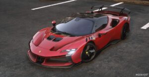 GTA 5 Ferrari Vehicle Mod: Sf90Xx Stradale 2024 Add-On / Tuning / Lods / Template /Fivem / Replace (Image #3)