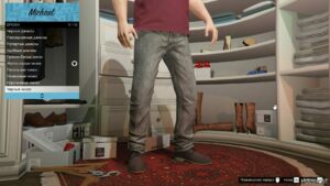 GTA 5 Player Mod: Lester’s 80-90’S Jeans for T&M V1.2 (Image #5)