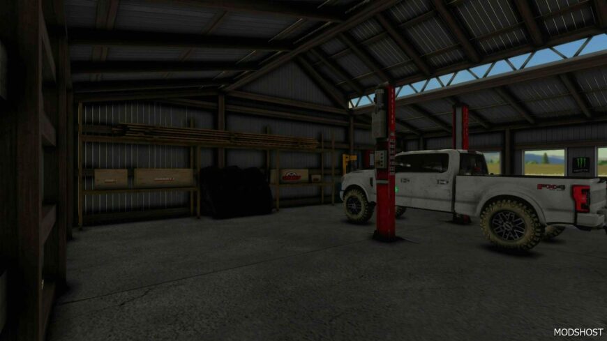 FS22 Placeable Mod: Basic Garage Shop (Featured)