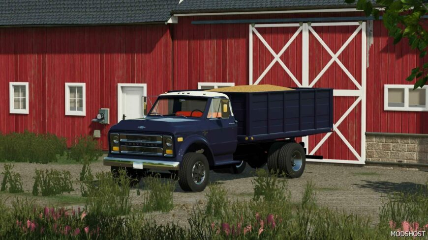 FS22 Chevrolet Truck Mod: 1968 Chevrolet C50 Tipper (Featured)