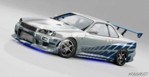 BeamNG Nissan Car Mod: Skyline R34 V5.6 0.32 (Image #3)