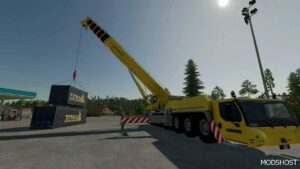 FS22 Liebherr Forklift Mod: LTM1450 Mobile Crane V1.0.0.1 (Featured)