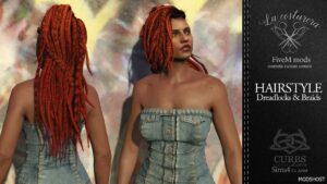 GTA 5 Player Mod: Dreadlocks and Braids Hairstyle Fem+Male (Image #4)