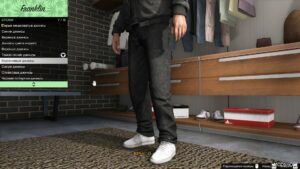 GTA 5 Player Mod: Lester’s 80-90’S Jeans for Franklin C1.1 (Image #4)