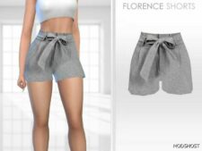 Sims 4 Elder Clothes Mod: Florence Shorts (Featured)