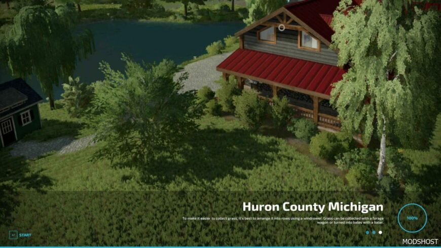 FS22 Map Mod: Huron County Michigan (Featured)