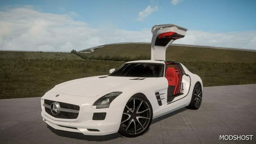 ETS2 Mercedes-Benz Car Mod: Mercedes Benz SLS AMG 2011 V1.1 1.50 (Featured)