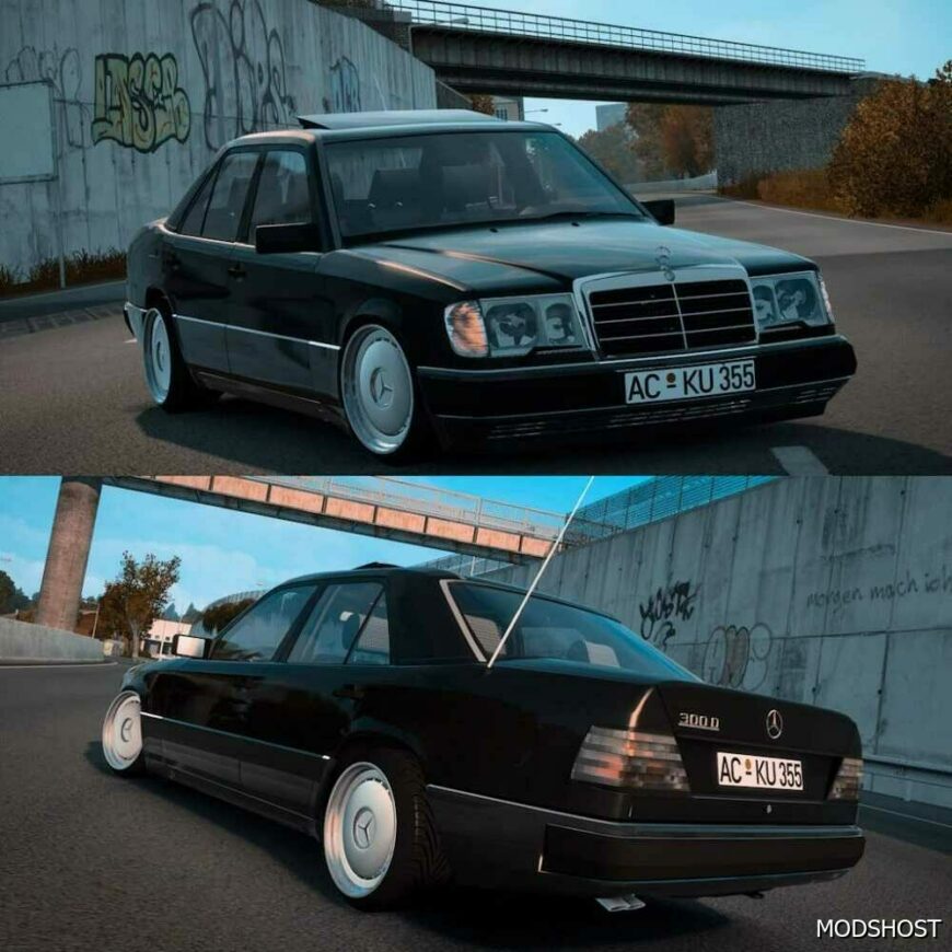 ATS Mercedes-Benz Car Mod: W124 300D 1.50 (Featured)