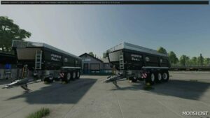 FS22 Joskin Trailer Mod: Trans Space 8000 Black Line V2.0.0.1 (Image #3)