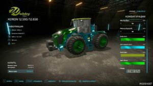 FS22 Claas Tractor Mod: Xerion 12.590-650 V1.0.1 (Image #2)