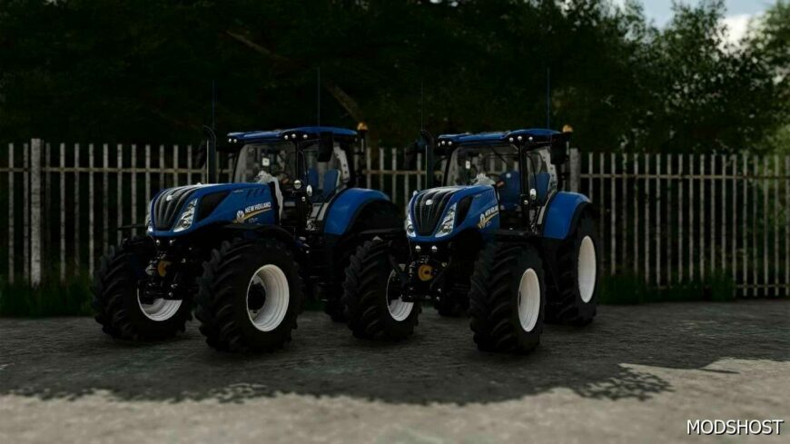 FS22 NEW Holland Tractor Mod: T7 Tier4B Swb/Lwb Edit (Featured)