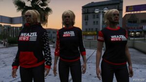 GTA 5 Player Mod: Weazel News Clothing Pack MP Male and Female (Image #3)