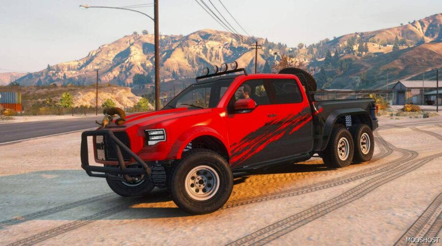 GTA 5 Vehicle Mod: Caracara 6×6 Custom Add-On|Fivem V2.0 (Featured)