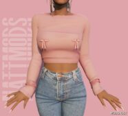 GTA 5 Player Mod: Long Sleeve Sweatshirt for MP Female (Image #3)