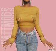 GTA 5 Player Mod: Long Sleeve Sweatshirt for MP Female (Image #4)