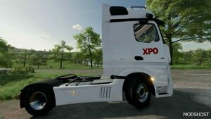 FS22 Mercedes-Benz Truck Mod: Mercedes Actros 2022 XPO Logistics (Featured)