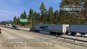 ATS Mod: American Trailer Traffic Pack (Image #2)