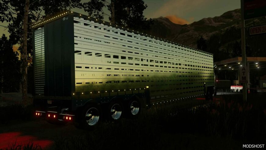 FS22 Livestock Mod: Barret Livestock Trailer V1.0.0.1 (Featured)