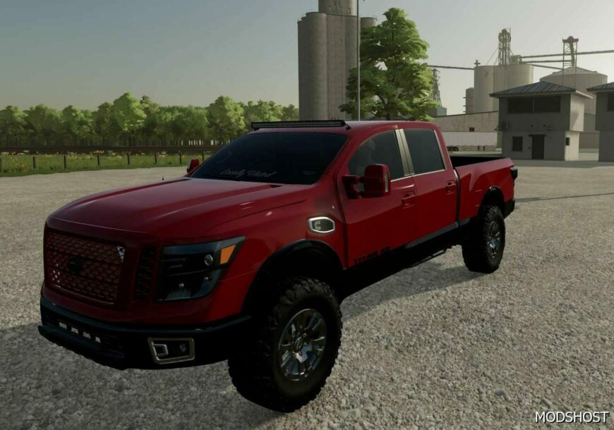 FS22 Nissan Car Mod: 2016 Nissan Titan Platnium (Featured)