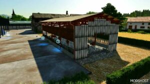 FS22 Placeable Mod: Barn for Cows in Straw AIR (Image #4)