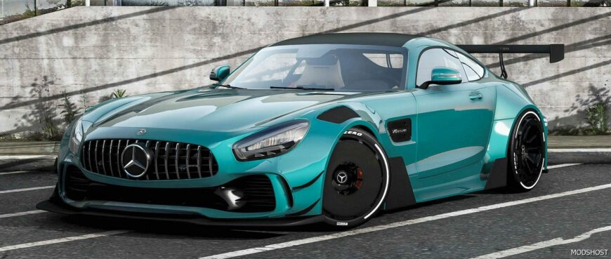 GTA 5 Mercedes-Benz Vehicle Mod: Mercedes AMG GTR Widebody (Featured)