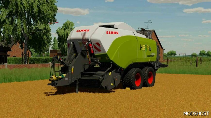 FS22 Claas Baler Mod: Quadrant 5000 FC V1.1 (Featured)