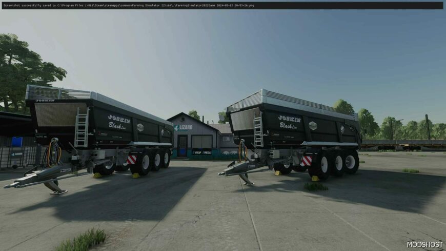 FS22 Joskin Trailer Mod: 7000 Black Line Version V2.1 Final (Featured)