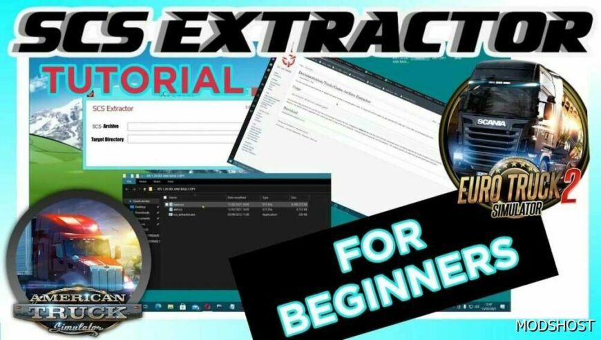 ETS2 Mod: SCS Extractor 1.50 (Featured)