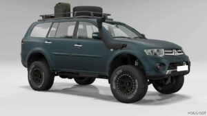 BeamNG Mitsubishi Car Mod: Pajero 2015 0.32 (Featured)