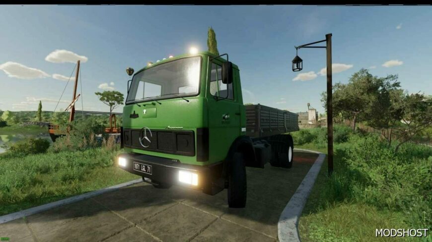 FS22 Mercedes-Benz Truck Mod: Mercedes Benz 817 Eurovia V5.0 (Featured)