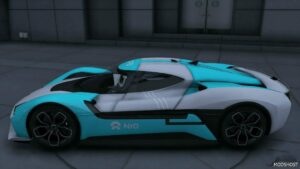 GTA 5 Vehicle Mod: 2017 NIO EP9 Fluid Racing Design (Image #3)