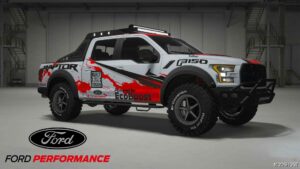 GTA 5 Ford Vehicle Mod: 2018 Ford F-150 Raptor Race Truck (Image #3)