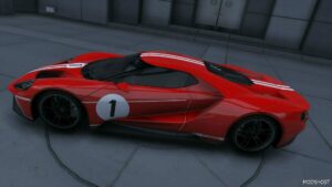 GTA 5 Ford Vehicle Mod: 2017 Ford GT Heritage Edition (Image #2)