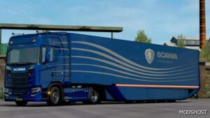 ETS2 Mod: MB Aerodynamic Trailer 1.50 (Image #2)