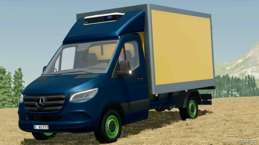 FS22 Mercedes-Benz Vehicle Mod: Mercedes Benz Sprinter MK3 Koffer (Featured)