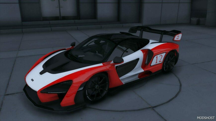 GTA 5 McLaren Vehicle Mod: 2019 Mclaren Senna Manny Khoshbin Design (Featured)