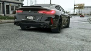 GTA 5 BMW Vehicle Mod: 2023 BMW M8 Undercover Gang Unit (Image #4)